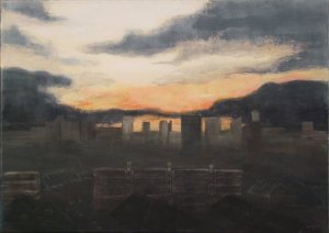 Mary Oortwijn - uitzicht vanuit Antoniushove